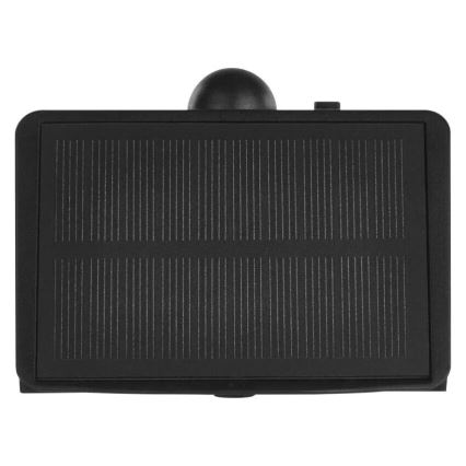 LED Solárne nástenné svietidlo so senzorom LUMI LED/3,7W IP65 čierna