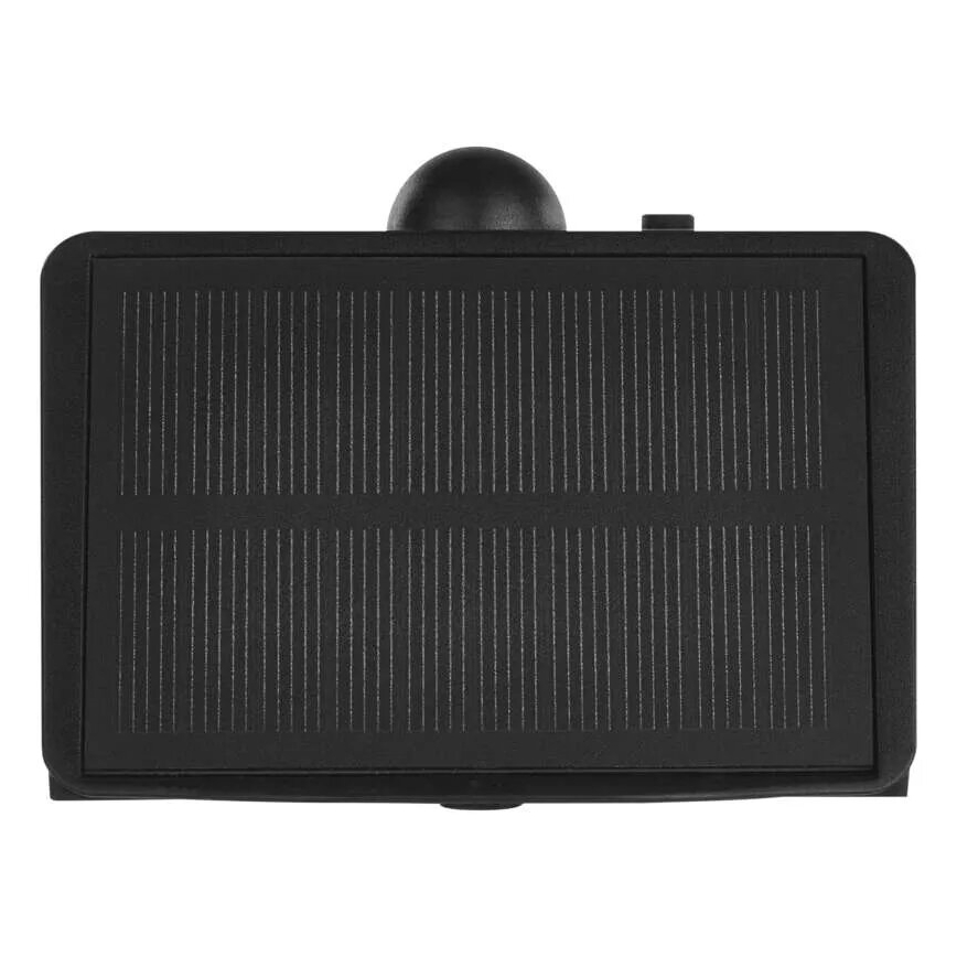 LED Solárne nástenné svietidlo so senzorom LUMI LED/3,7W IP65 čierna