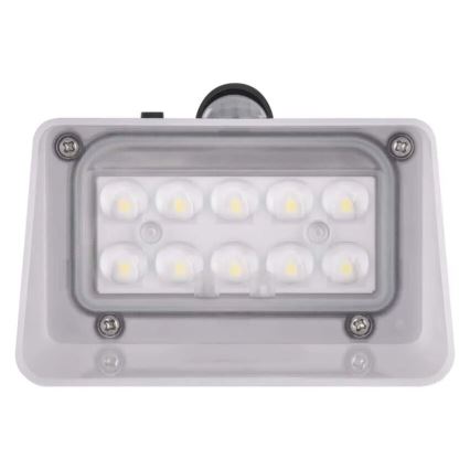 LED Solárne nástenné svietidlo so senzorom LUMI LED/3,7W IP65 čierna