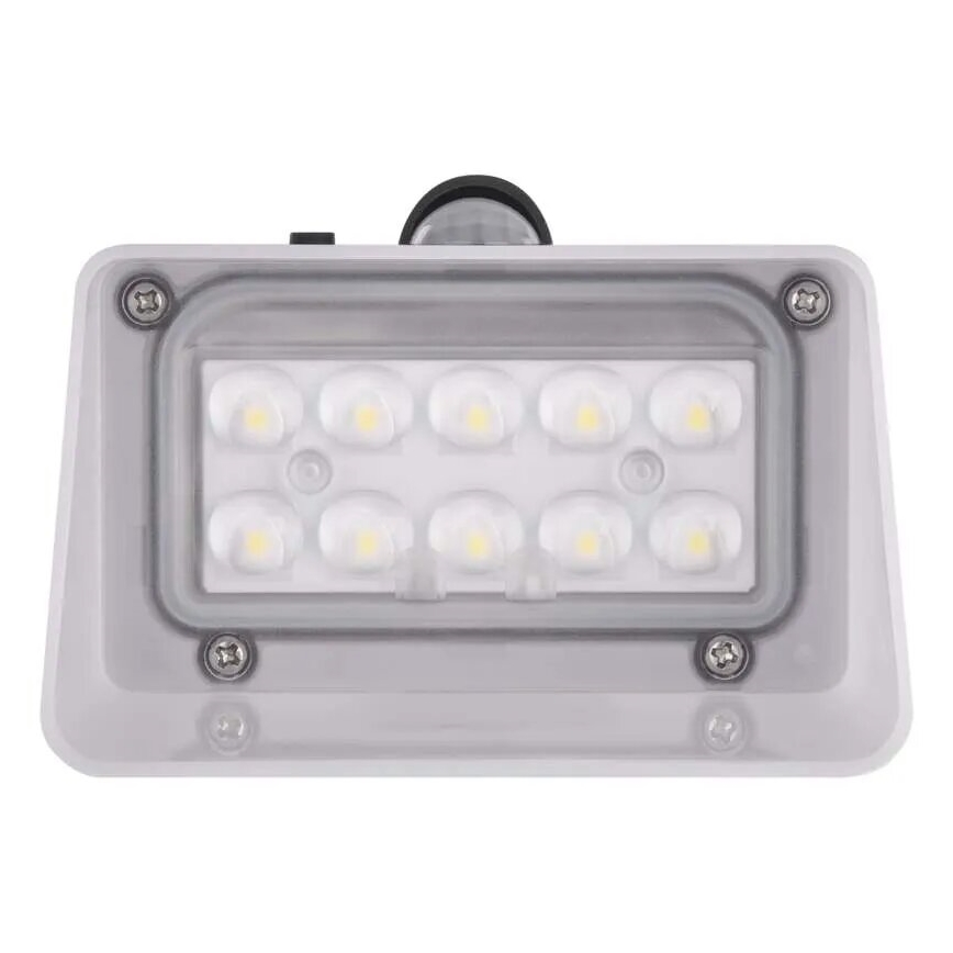 LED Solárne nástenné svietidlo so senzorom LUMI LED/3,7W IP65 čierna