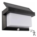 LED Solárne nástenné svietidlo so senzorom TONY LED/3,7V 1800 mAh IP44