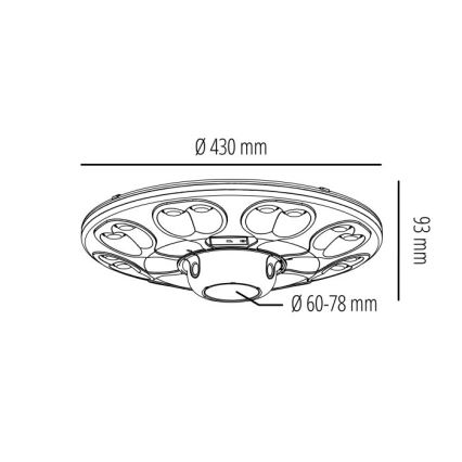 LED solárna pouličná lampa so senzorom LUVIA LED/15W/3,2V 6500K IP54 5400 mAh + diaľkové ovládanie