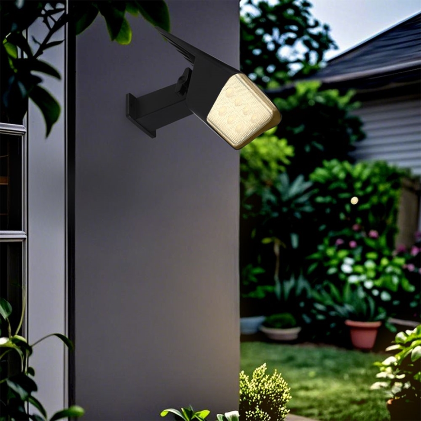 LED solárne svietidlo 2v1 LED/1,3W/3,7V 3000/4000/6400K IP65 1200 mAh