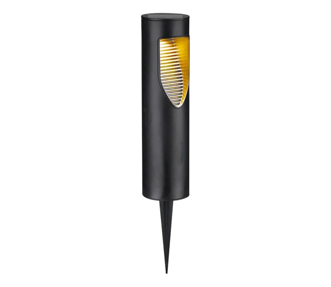 LED solárne svietidlo ADDIS LED/1,2V 600 mAh IP44 čierne 329455