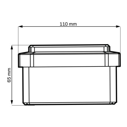 LED Solárne svietidlo ELVO LED/4,5W/1,2V 300 mAh IP44 čierna