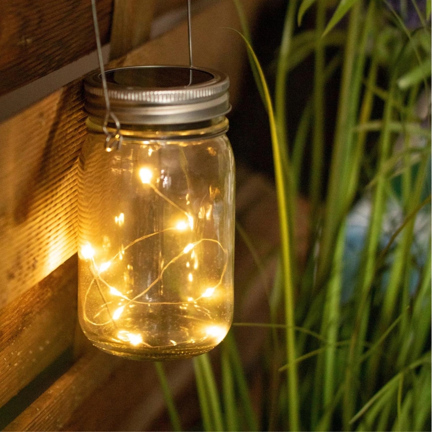 LED Solárne svietidlo JAR LED/1,2V 600 mAh IP44
