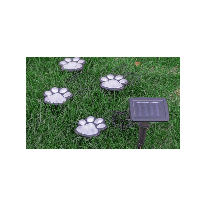 LED Solárne svietidlo LED/0,14W/2V 600 mAh IP44 labky