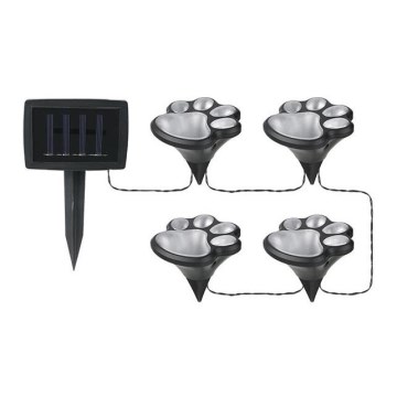 LED Solárne svietidlo LED/0,14W/2V IP44 tlapky