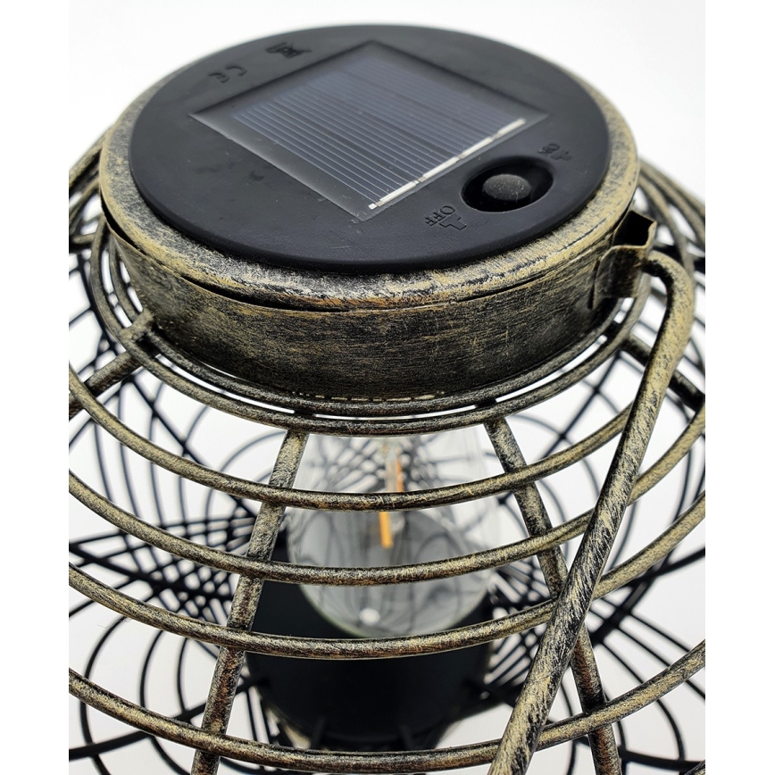 LED Solárne svietidlo LUISA 1xE27/1,2V 600 mAh IP44