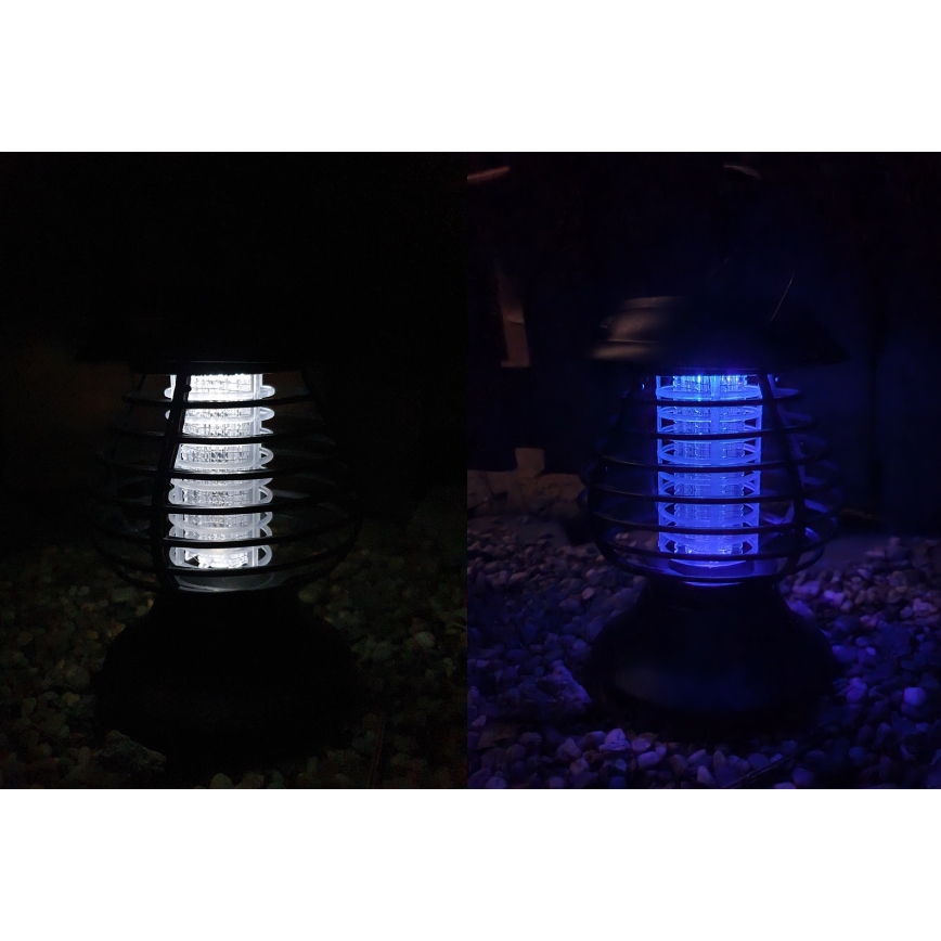 LED Solárne svietidlo s lapačom hmyzu LED/1,2V 600 mAh IP44