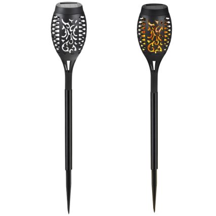 LED Solárne svietidlo so senzorom FUEGO LED/1,2V 200 mAh IP44