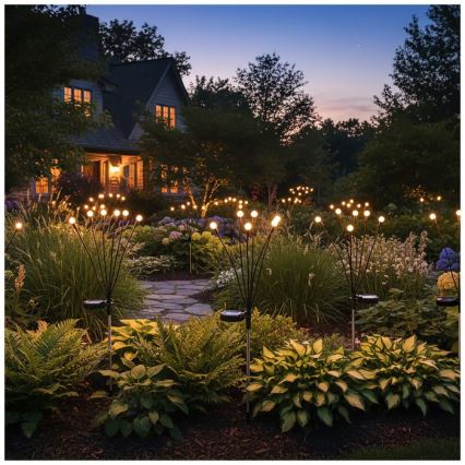 LED solárne svietidlo so senzorom SPRINKLE LED/1xAAA 3000K IP44 200 mAh