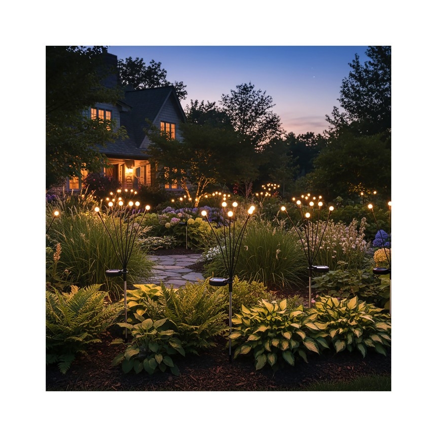 LED solárne svietidlo so senzorom SPRINKLE LED/1xAAA 3000K IP44 200 mAh