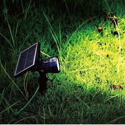 LED Solárne svietidlo SPIKE LED/2W/5,5V IP65 3000K 1200 mAh