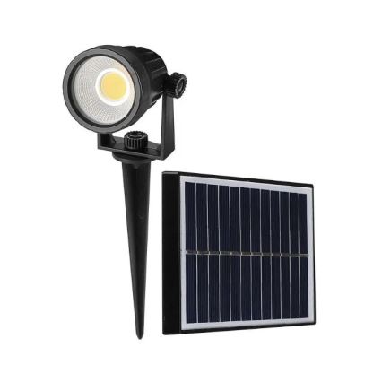 LED Solárne svietidlo SPIKE LED/2W/5,5V IP65 3000K 1200 mAh