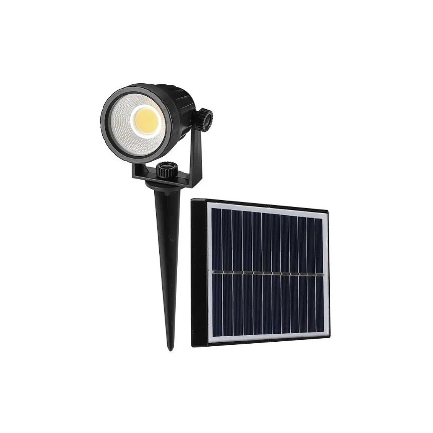 LED Solárne svietidlo SPIKE LED/2W/5,5V IP65 3000K 1200 mAh