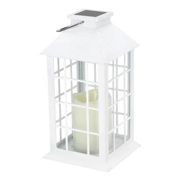 LED Solárne závesné svietidlo LED/0,02W/1,2V 1xAA 2700K IP44 200 mAh biela