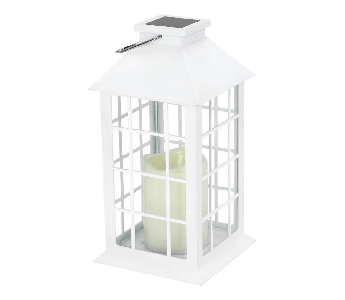 LED Solárne závesné svietidlo LED/0,02W/1,2V 2700K IP44 biela