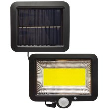 LED Solárny reflektor so senzorom DUO LED/1W/3,7V IP44