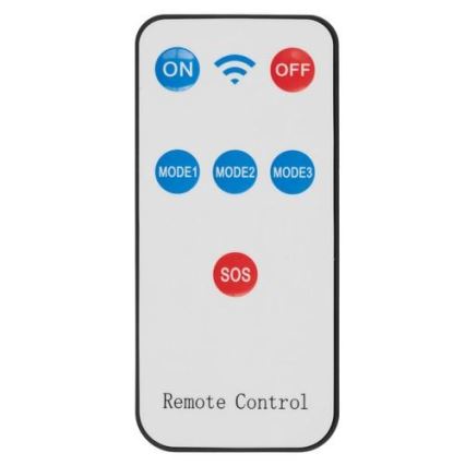 LED Solárny reflektor so senzorom INTEGRA LED/3W/3,7V 1200 mAh IP44 + diaľkové ovládanie