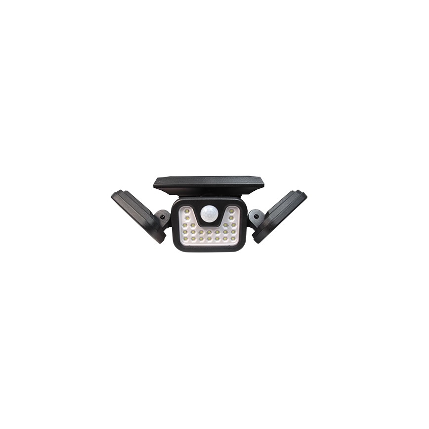 LED Flexibilný solárny reflektor so senzorom LED/15W/3,7V 2400 mAh IP54 4500K