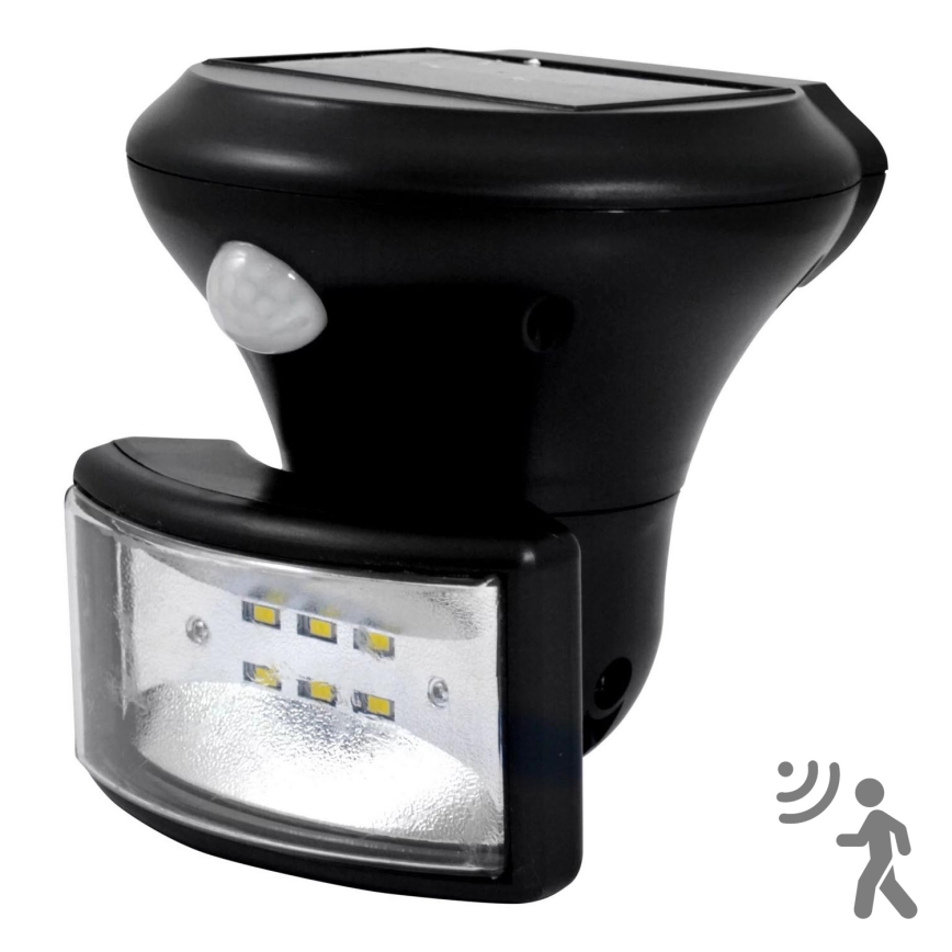 LED Solárny reflektor so senzorom LED/5W/3,7V 2000 mAh IP44