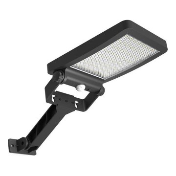 LED Solárny reflektor so senzorom LED/5W/3,7V 4000K IP54 čierna