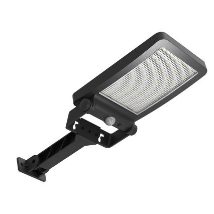 LED Solárny reflektor so senzorom LED/5W/3,7V 4000K 1500 mAh IP54 čierna