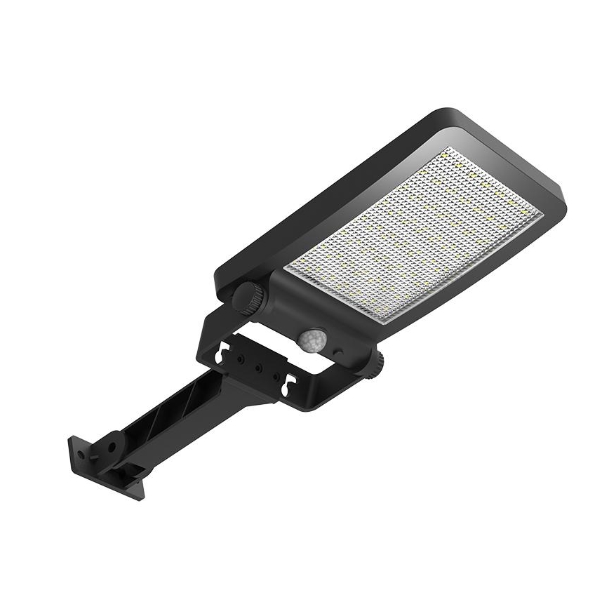 LED Solárny reflektor so senzorom LED/5W/3,7V 4000K 1500 mAh IP54 čierna