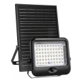 LED solárny reflektor so senzorom MHCS LED/20W/3,2V 3000/4000/6500K IP65 10000 mAh + diaľkové ovládanie