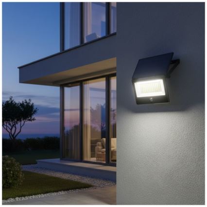 LED solárny reflektor so snímačom NCS G2 LED/30W/3,7V 3000/4000/6500K IP54 5200 mAh