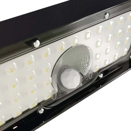 LED Solárny reflektor so senzorom pohybu LED/3,7V 3000mAh 4000K IP65 čierna