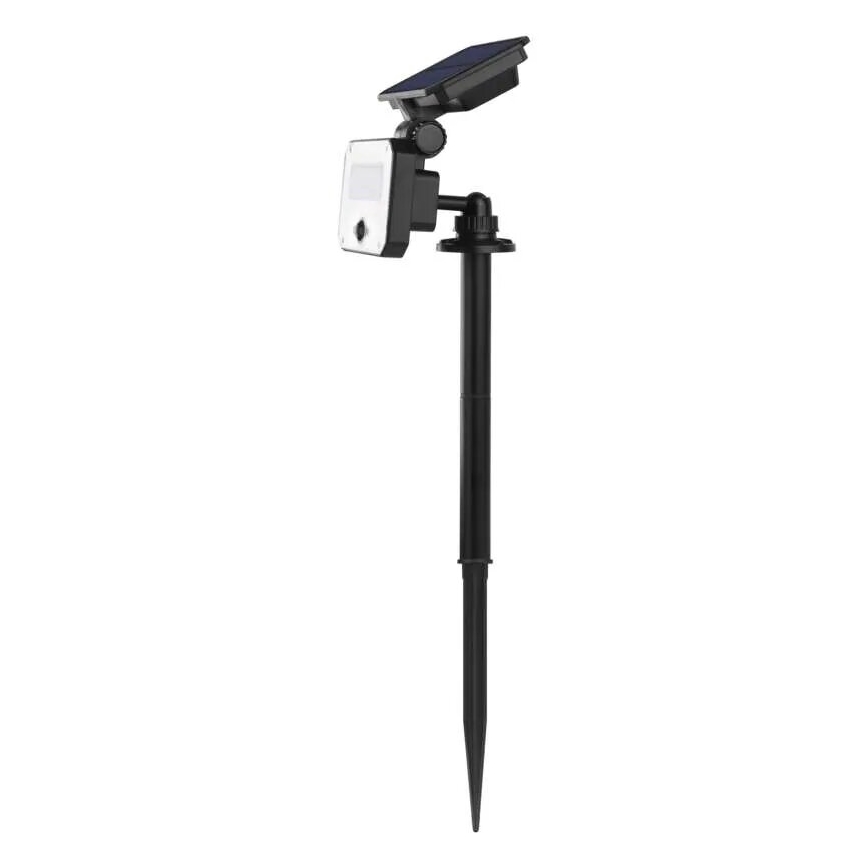 LED Solárny reflektor so senzorom pohybu SPILO LED/3,7V 3600mAh 4000K IP54 + diaľkové ovládanie