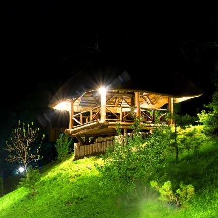 LED Solárny reflektor so senzorom TRIO LED/0,6W/3,7V 1200 mAh IP44