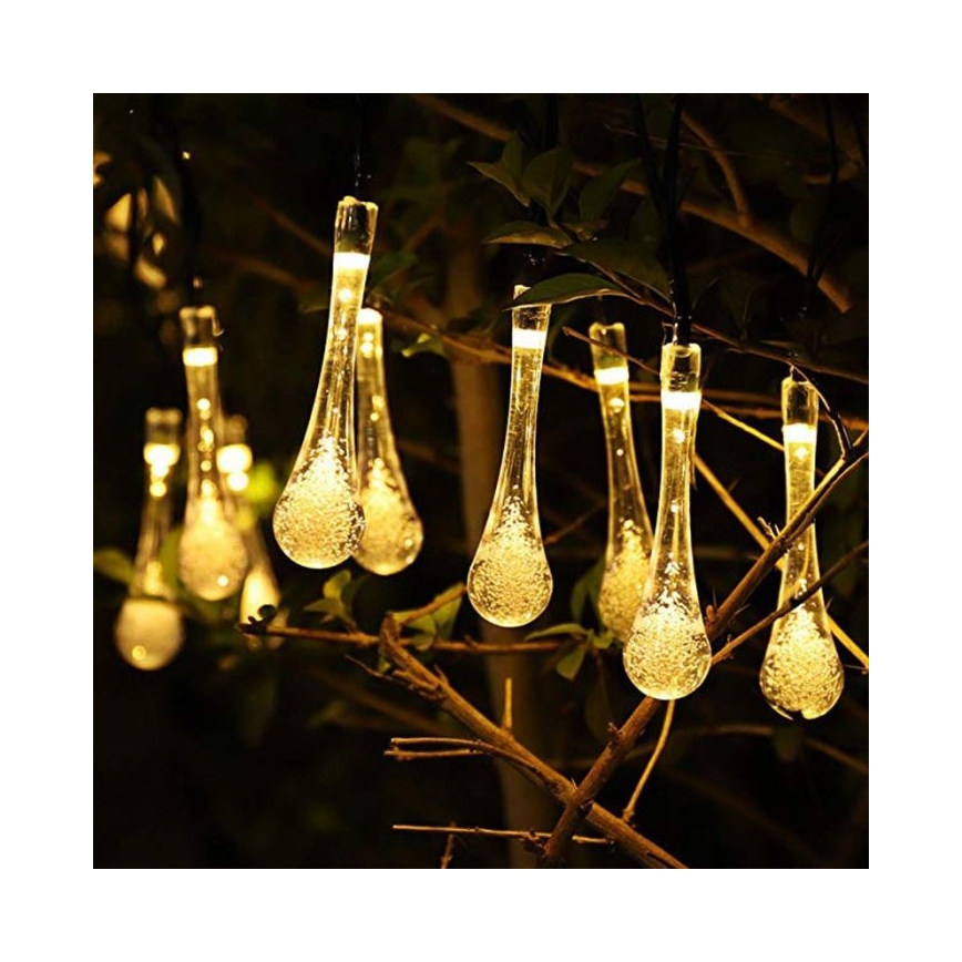 LED solárny reťazec so súmrakovým senzorom 20xLED/0,72W/1,2V 600 mAh 4,7m IP44