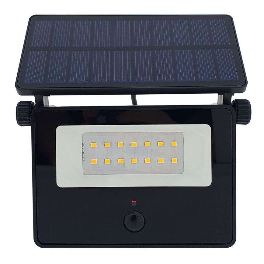 LED Solárny vonkajší reflektor so senzorom LED/2W/3,7V 4200K 1800 mAh IP44