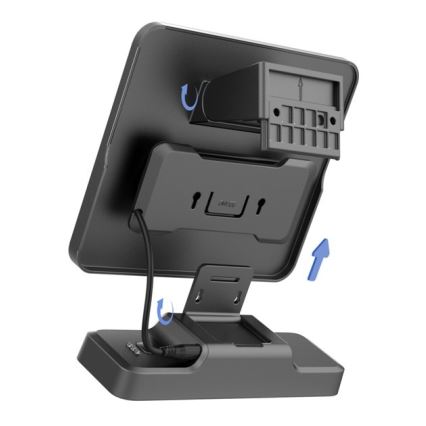 LED Solárny vonkajší reflektor so senzorom LED/8W/3,7V 2000 mAh IP54 čierna