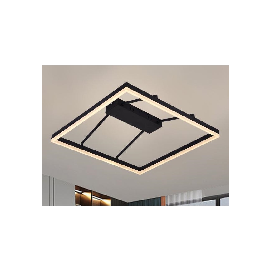 LED Stlmiteľný prisadený luster LED/55W/230V 3000-6500K + diaľkové ovládanie