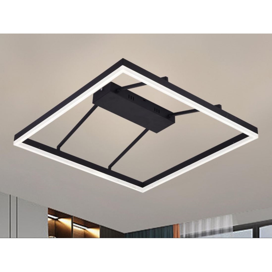 LED Stlmiteľný prisadený luster LED/55W/230V 3000-6500K + diaľkové ovládanie