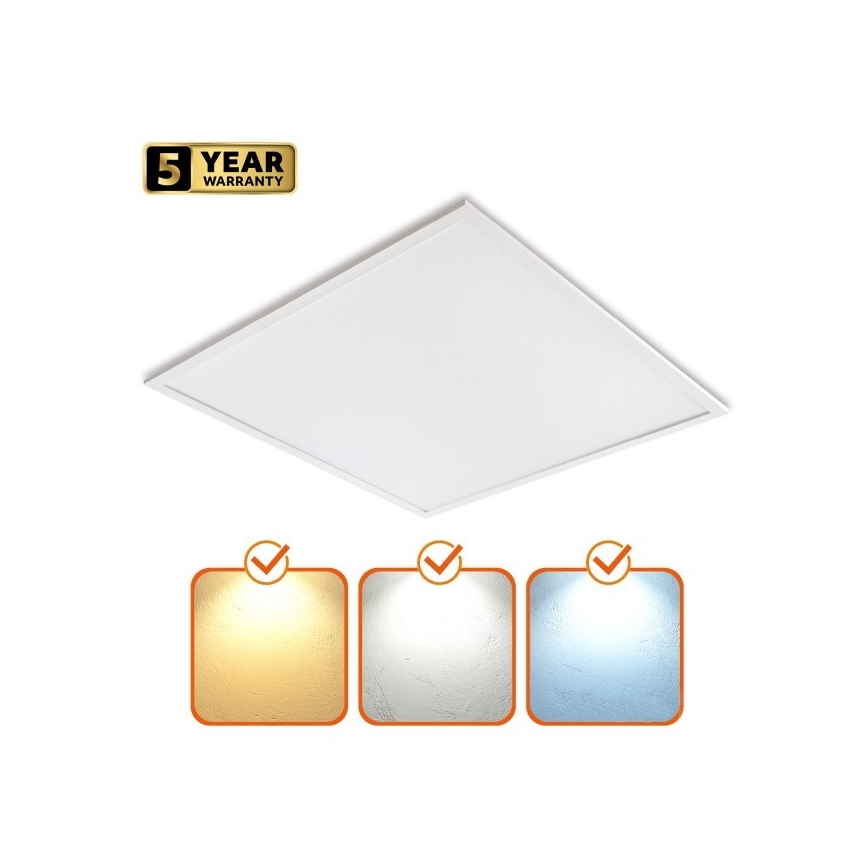 LED Stmievateľný podhľadový panel CAPRI LED/25/36/40W/230V 3000/4000/5700K IP44 60x60 cm