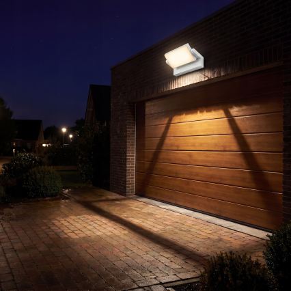LED Stmievateľné vonkajšie nástenné svietidlo LED/12/18/24W/230V 3000/4000/6500K IP54 biela