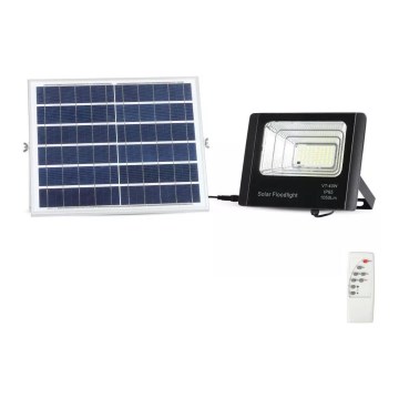 LED Stmievačná solárna reflektor LED/16W/3,2V 4000K IP65 10000 mAh + diaľkové ovládanie