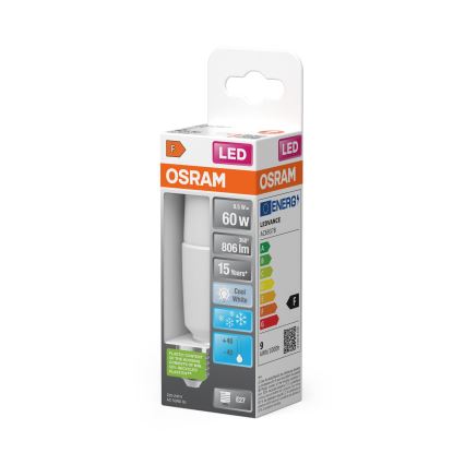 LED stmievaľná žiarovka STICK E27/8,5W/230V 4000K - Osram