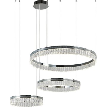 LED Stmievaný krištáľový luster na lanku THALIA LED/120W/230V 3000-6000K + diaľkové ovládanie
