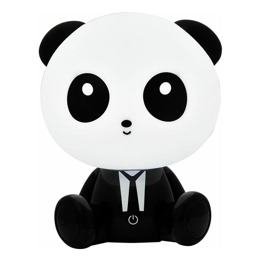 LED Stmievateľná detská dotyková lampa PANDA LED/2,5W/3,7V 1200 mAh