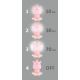 LED Stmievateľná detská nočná lampička  LED/2,5W/230V hroch ružový