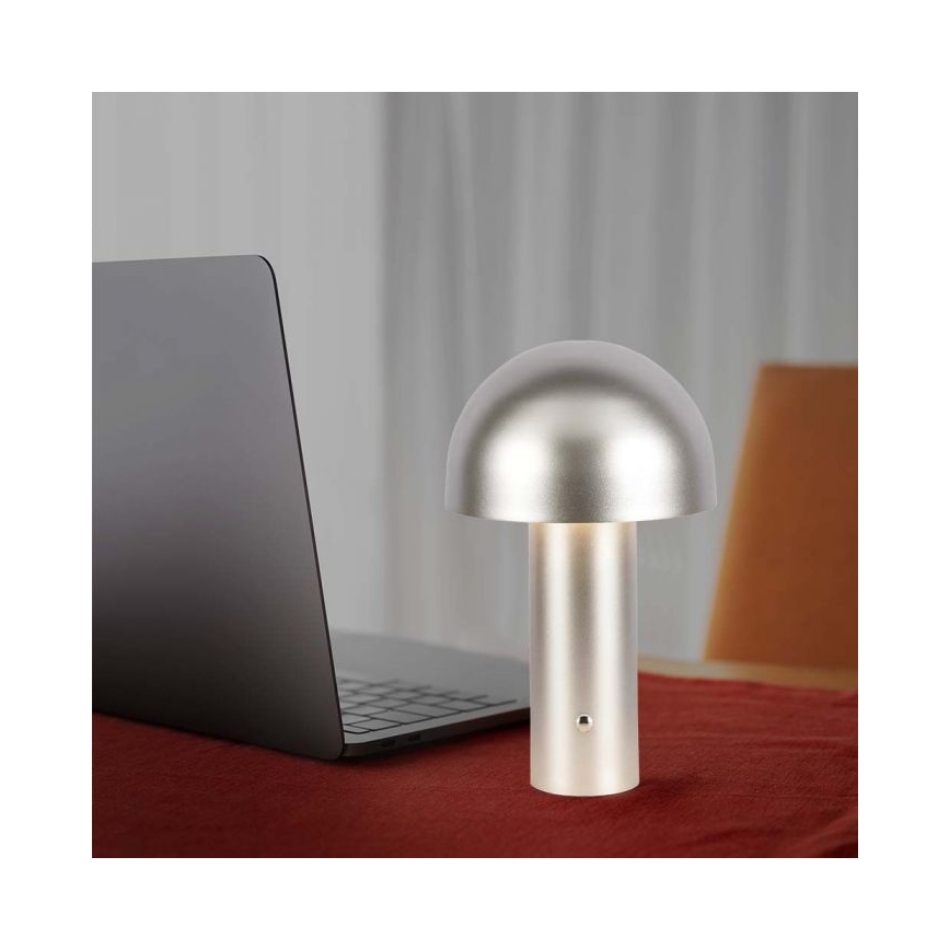 LED Stmievateľná dobíjacia dotyková stolná lampa LED/1W/5V 3000-6000K 1800 mAh zlatá