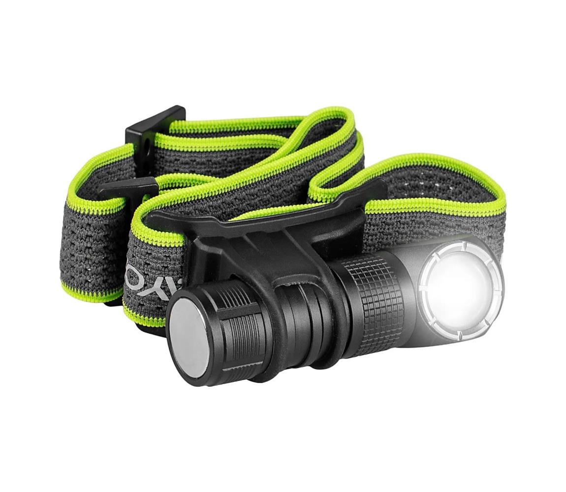 Vayox LED stmievateľná dobíjateľná čelovka LED/10W/5V IP66 500 lm 800 mAh VA0362