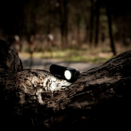 LED stmievateľná nabíjateľná čelovka s červeným svetlom 3v1 LED/10W/5V IP66 500 lm 800 mAh