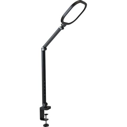 LED Stmievateľná dotyková flexibilná stolná lampa POINTIQ LED/15W/230V 3000-6500K CRI 96 čierna